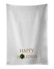 NEW Elo Dog #2 Happy Holidays Kitchen Towel Set of 2 White Dish Towels Decorative Bathroom Hand towel for Hand, Face, Hair, Yoga, Tea, Dishcloth