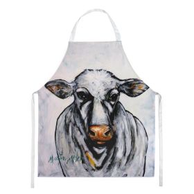 Bessie the Cow Apron Cooking Kitchen Server Baking Crafts Gardening for Adult Women Men, Unisex, Large, Multicolor
