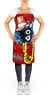 Zee Bee Apron Cooking Kitchen Server Baking Crafts Gardening for Adult Women Men, Unisex, Large, Multicolor