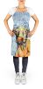 Moo Cow Apron Cooking Kitchen Server Baking Crafts Gardening for Adult Women Men, Unisex, Large, Multicolor