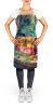 Treasure Chest Apron Cooking Kitchen Server Baking Crafts Gardening for Adult Women Men, Unisex, Large, Multicolor