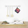 Colorful Carnations Pair of Pot Holders Kitchen Heat Resistant Pot Holders Sets Oven Hot Pads for Cooking Baking BBQ, 7 1/2 x 7 1/2