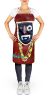 Zee Brown Apron Cooking Kitchen Server Baking Crafts Gardening for Adult Women Men, Unisex, Large, Multicolor