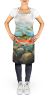 Brook Trout Apron Cooking Kitchen Server Baking Crafts Gardening for Adult Women Men, Unisex, Large, Multicolor