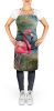Flamingo Apron Cooking Kitchen Server Baking Crafts Gardening for Adult Women Men, Unisex, Large, Multicolor