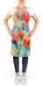 Wyoming Indian Paintbrush in Watercolor Apron Cooking Kitchen Server Baking Crafts Gardening for Adult Women Men, Unisex, Large, Multicolor