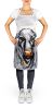 Bessie the Cow Apron Cooking Kitchen Server Baking Crafts Gardening for Adult Women Men, Unisex, Large, Multicolor