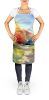 North Carolina Dogwoods in Watercolor Apron Cooking Kitchen Server Baking Crafts Gardening for Adult Women Men, Unisex, Large, Multicolor
