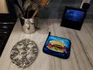 I Want Mine Dressed Hamburger Pair of Pot Holders Kitchen Heat Resistant Pot Holders Sets Oven Hot Pads for Cooking Baking BBQ, 7 1/2 x 7 1/2